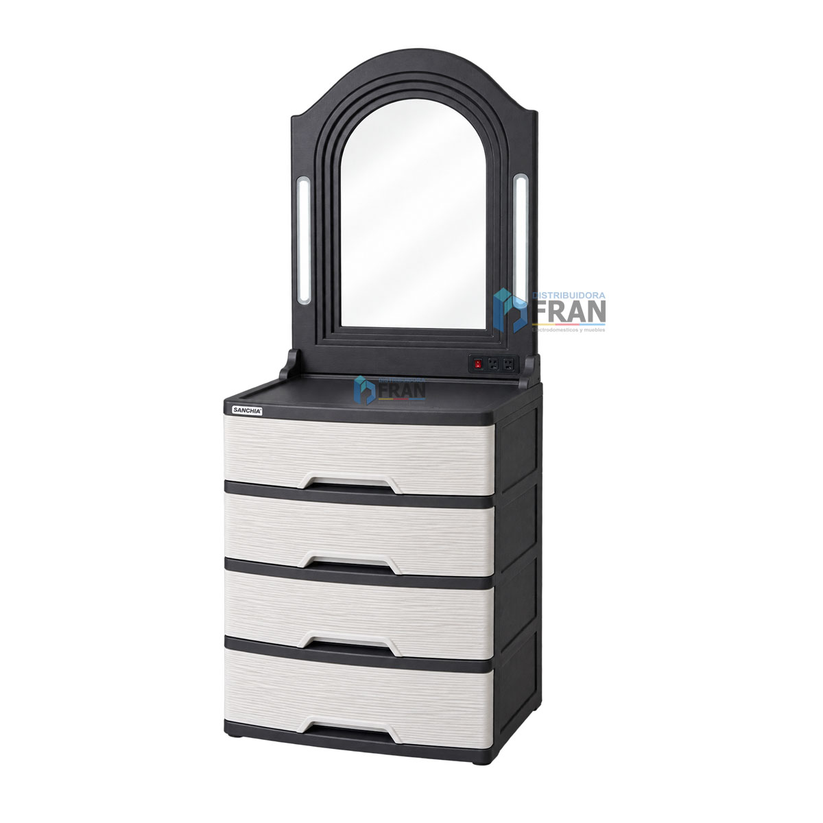 Gavetero Tocador Glamour Led