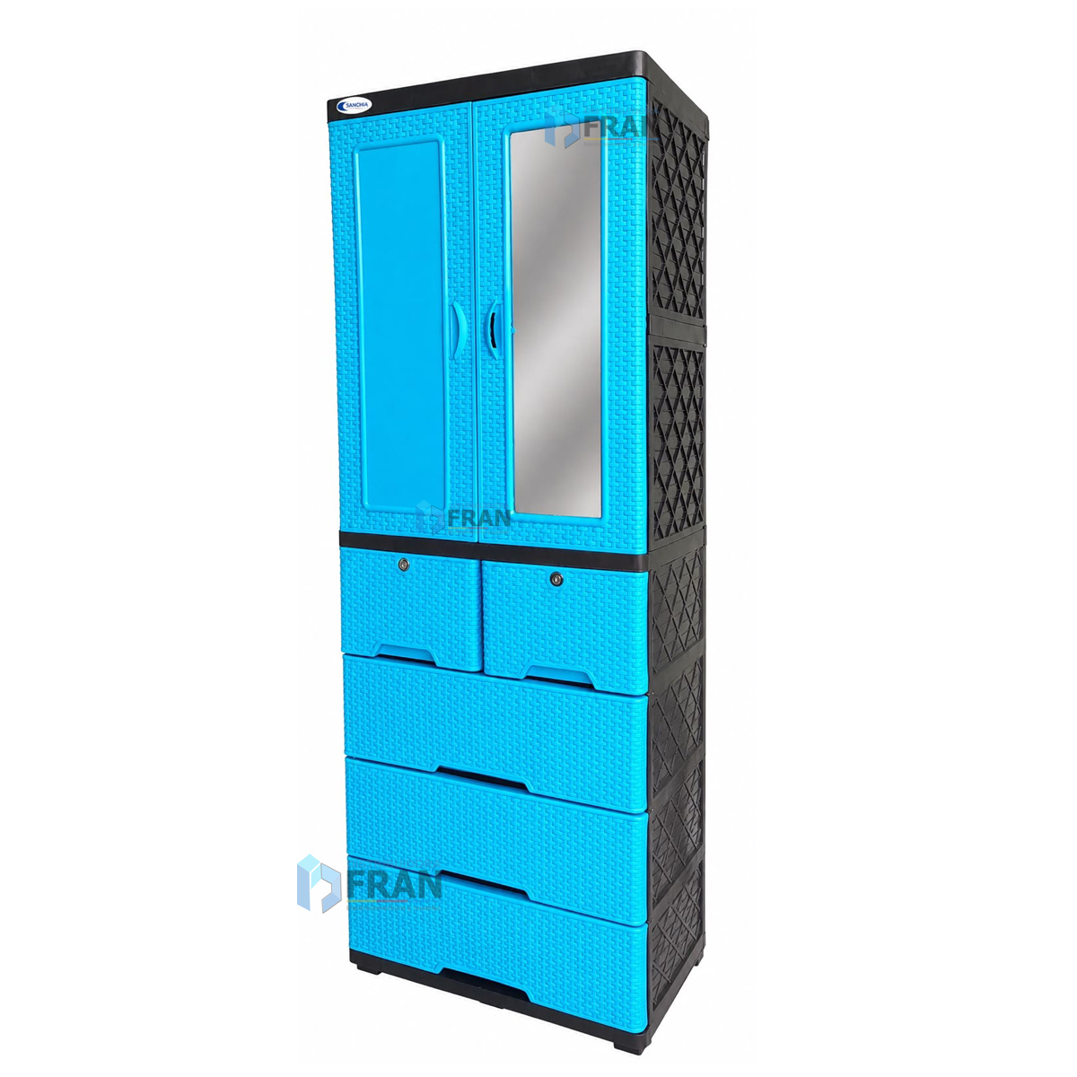 Gavetero Plástico Titan Celeste