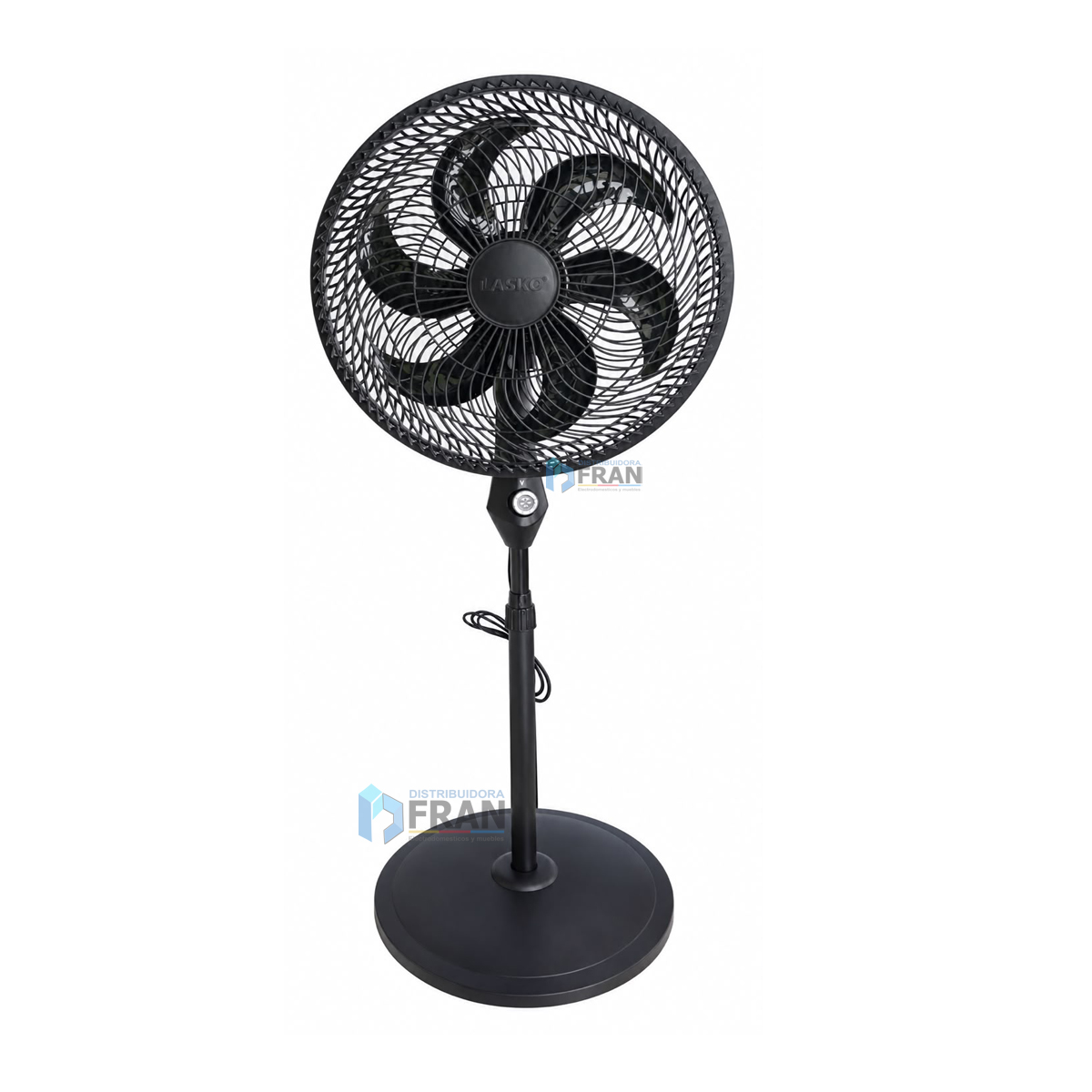 Ventilador Pedestal Lasko 5 Aspas Negro NGR1310N